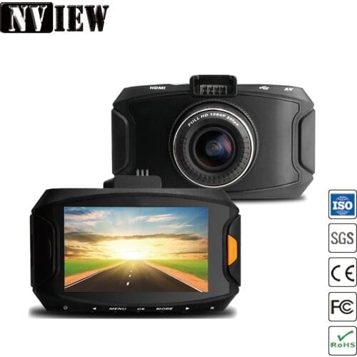 NVIEW Original GS90C Car DVR Ambarella JLY011 2304*1296P 30fps 2.7Inch LCD 170 Wide Angles G-Sensor + GPS Dash Camera Detector