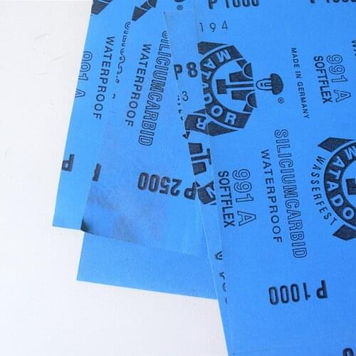 Polishing Sanding Wet/dry Abrasive Sandpaper Paper Sheets Surface Finishing Made Grit P2500 P3000 P5000 P7000 P1000