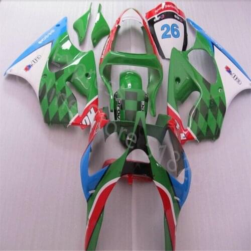 Multicolor motocle Fairing fit For KAWASAKI Ninja ZX6R 00-02 ZX-6R 2000-2002 6R 00 02 ZX 6R 2000 2002 00 01 02 Fairing