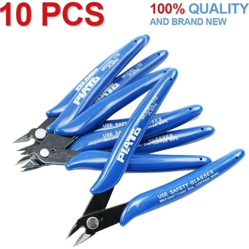 10pcs Model Plier Wire Plier Cut Line Stripping Multitool Stripper Knife Crimper Crimping Tool Cable Cutter Electric Forceps
