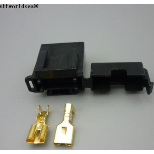 Shhworldsea 20sets BX2017 2 pin Automotive Fuse Box,Car Fuse Holder,Auto fuse Socket sheath for car ect.Electronic appliances