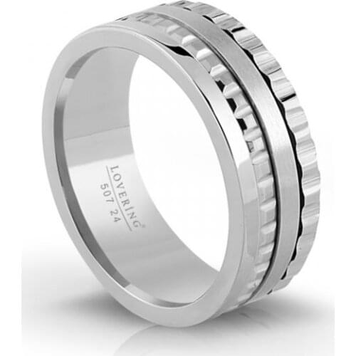Lvr507 Steel Wedding Ring