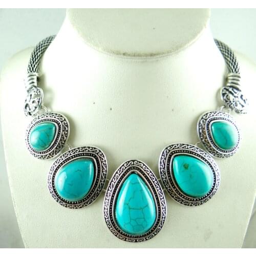 Natural Handmade stone Gem Jewellery Necklace R1