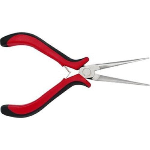 Jewelry Pliers, Long Chain Nose Pliers(Needle Nose Pliers), Ferronickel, Size: about 150mm long