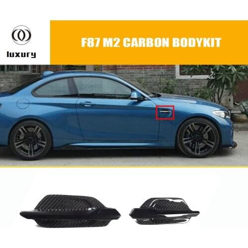 F87 M2 Carbon Fiber Side Bumper Fender Vent for BMW F87 M2 2016 - 2017