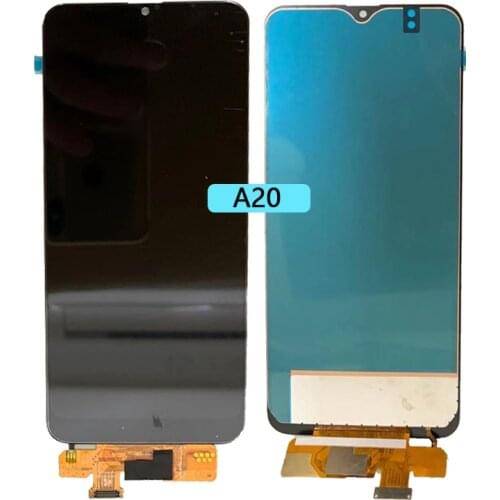 6.4'' A20 LCD For Samsung Galaxy A20 A205 SM-A205U A205FN LCD Display Assembly For SM A205YN A205G A205W LCD Repair Parts