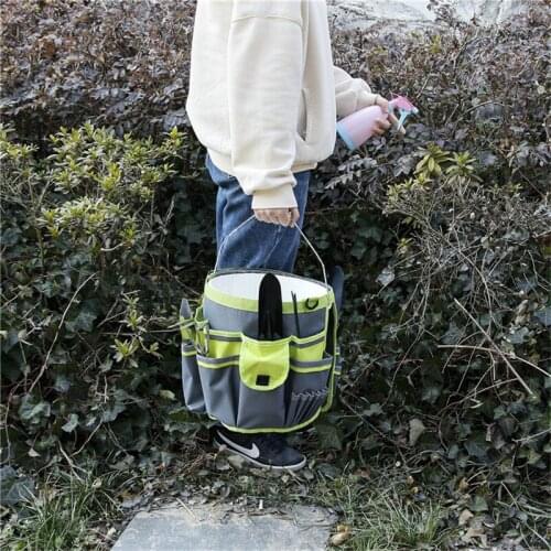 2021 Bucket Organizer Tote Bag Toolkit Bag Garden Tool Kits Storage Pocket Tool Organizer Waist Packs Tool Bag Garden Supplies