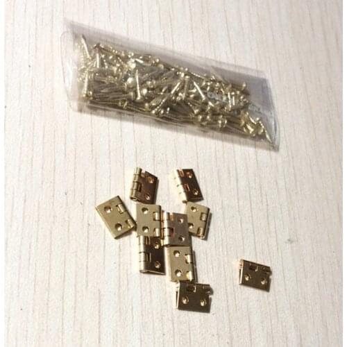 24Pcs/Set Small Mini Butt Hinge Cabinet Drawer Jewerly Chest Gift Box Hinges