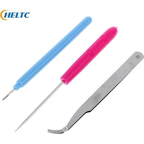3Pcs/lot Tweezer Quilling Needles Slotted Pen DIY Tool Kit Quilling Paper For Classroom Shop Wedding Party Decoration Paper Tool