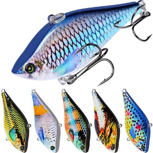 6.35cm/ 14g Full Swimming Layer Lure VIB Metal Lure Plastic Lure Hard Lure Fishing Accessories