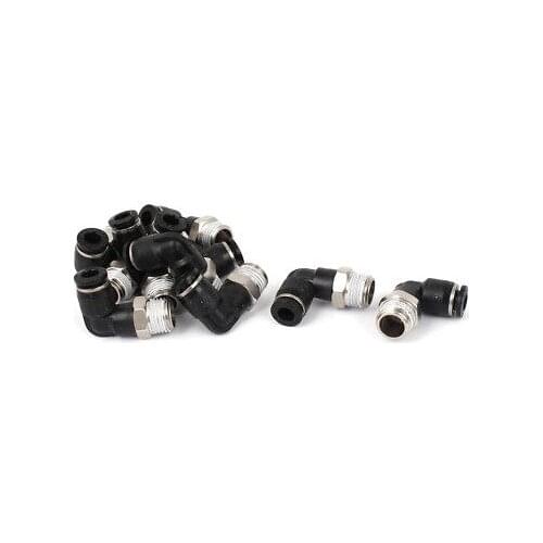 6mm Push in Pneumatic Quick Connect Tube Fitting Coupler 10pcs
