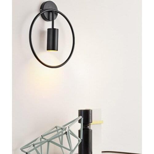 Loft abajur bathroom light iron dining room living room bedroom espelho home deco