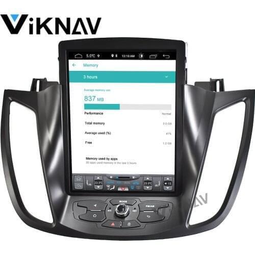 Tesla style vertical screen car GPS multimedia player for Ford kuga 2013-2018 auto radio DVD player GPS head unit