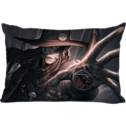 Vampire Hunter D Double Sided Rectangle Pillowcase With Zipper Home Office Decorative Sofa Pillowcase Cushions Pillow Cover