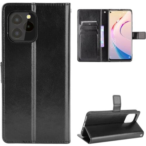 Flip Phone Case For Oukitel C21 Pro Wallet Cover For Oukitel C21 Pro C 21 C21Pro Leather Case Book Style With Card Holder