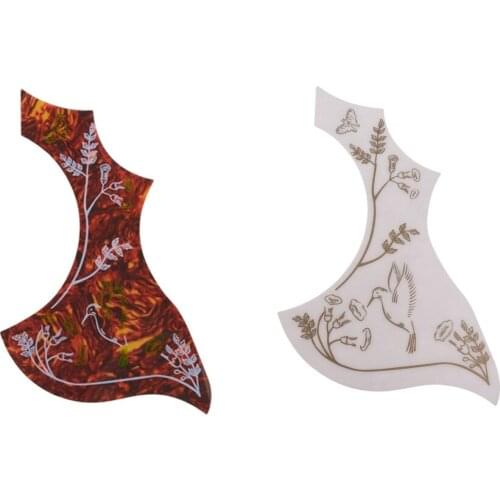 Finest PVC Adhesive Guitar Pickguard Scratch Plate DIY for 40'' 41'' Acoustic Guitar Accessory