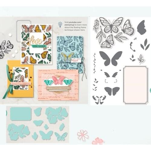 Butterfly Metal Cutting Dies And Stamps Stencils for DIY Scrapbook Photo Album Paper Card Decorative Craft Embossing Die