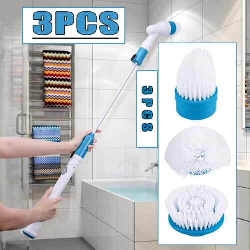 Only Head Brush Head Washing Combination Groove Replacement Head For Turbo Scrub Wireless Rechargeable Electric Cleaning Tool