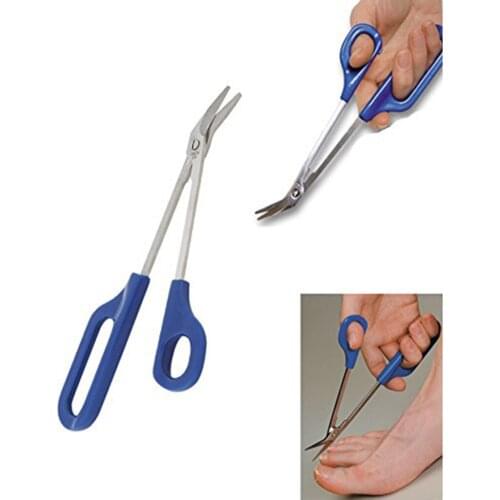 Nail Cuticle Scissors Long Handle Nail Clippers Toenail Toe Ergonomic Care Pedicure Edge Cutter Stainless steel Manicure Tools