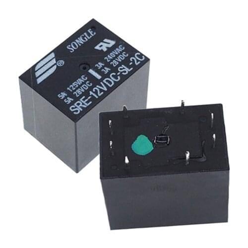 HOT NEW 12V relay SRE-12VDC-SL-2C SRE 12VDC SL 2C SRE12VDCSL2C Two groups of conversion 12VDC DC12V 12V 250VAC 3A 8PIN