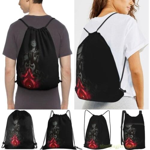Naofumi Curse Series Women Drawstring Sackpack Gym Bags Men Outdoor Travel Backpacks For Training Fitness Swimming Bag