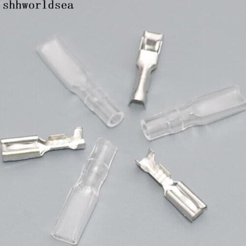 Shhworldsea 1000 sets 2.8mm Crimp Terminal Female Spade Connector with cover