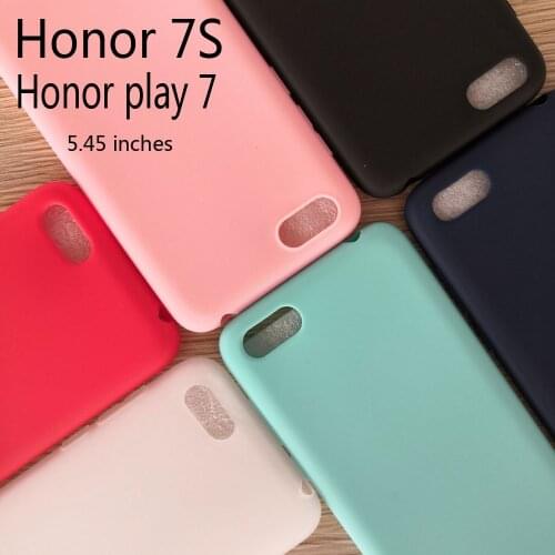 Huawei Honor 7s Matte Candy Solid color Silicone TPU soft case for Huawei Honor 7s 5.45inch Ultra thin cover case