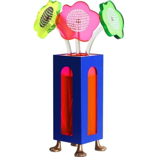 Nordic Creative Simple Desktop Vase SUNFLOWER Acrylic Ornament Living Room Light Luxury Flower Arrangement