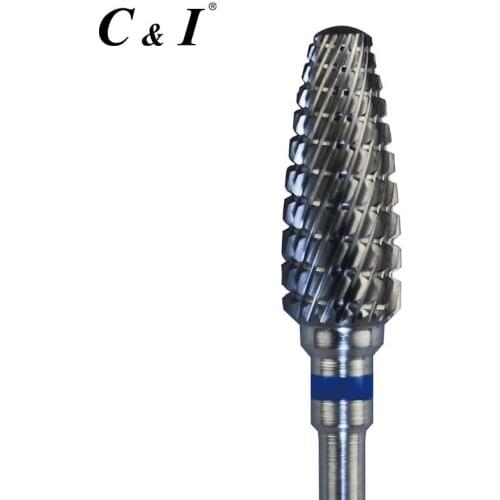 C&I Flame Shape Foot Care Drill Bit, Remove Foot Calluses, Dead Skin, Professional Pedicure Tool