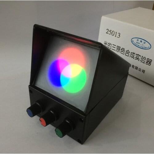 Three Synthetic Experimental Device for Demonstrating Optical Physics Experiment of Light Source Color Tricolor Mixer Teaching