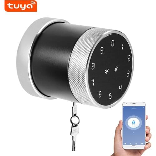 Smart Anti-theft Security Door Lock Electronic Blueooth Lock APP Tuya Remote Control Password Code Number Card Lock With Keys