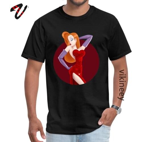 Unique American Sleeve Tops Tees Summer Round Neck 100% Gotham Male T-shirts Jessica Rabbit Unique Tshirts Coupons