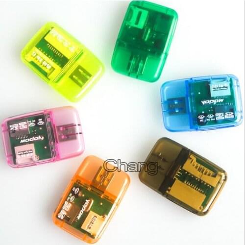 Simplestone USB 2.0 Flash Memory Card Reader All-in-One SD/SDHC Micro-SD/TF MS-Duo M2 High Quality