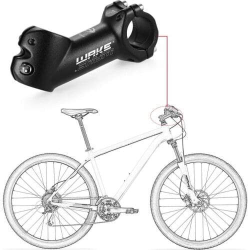 WAKE Bike Stem MTB Cycling Handlebar Mountain Bike Stem Bicycle Cycling Road Bike Clamp Stem 31.8MM
