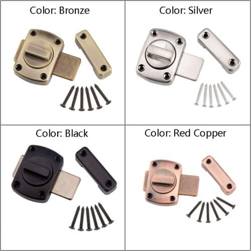 Safety Bolt Latch,Lock Latch Gate Latch Security Lock for Front/Sliding/Basement/Dutch/Bathroom Door,Cabinet,Furniture,Window