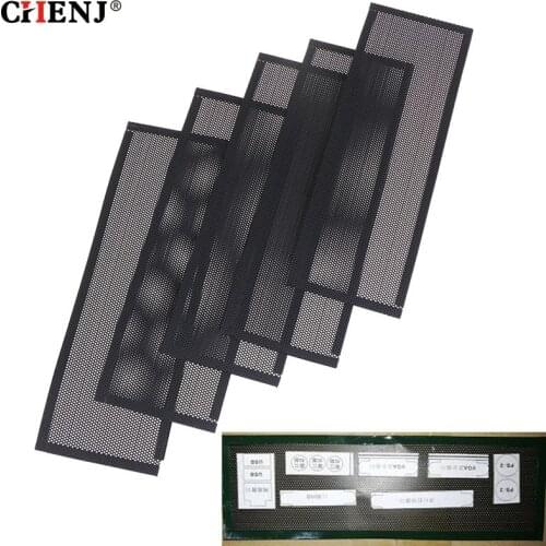 5 Pcs PVC Dust Filter Universal DIY Shield Back Plate Host Baffle Case Baffle For Computer Chassis I/O