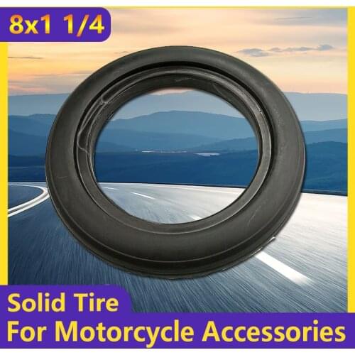 8x1 1/4 Solid Tire 8*1 1/4 Puncture Proof Wheel Tire for Electric Scooter Folding Bicycle Parts Electric Scooter Accessories
