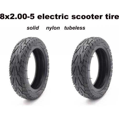 8x2.00-5 inch solid tire suitable for electric scooter tire non-pneumatic tire nylon wheel non-slip tubeless tires