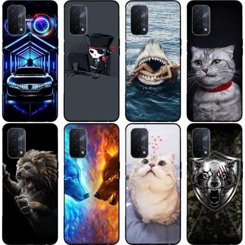 For OnePlus Nord N10 for Nord N100 Case Rose Wolf Cute Patterned Cover Soft Silicon Phone Case for OnePlus N200 5G Top Quality