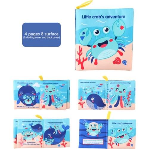 Baby Book Soft Cloth Books Toddler Newborn Early Learning Develop Cognize Reading Puzzle Book Toys Infant Quiet Book For Kids