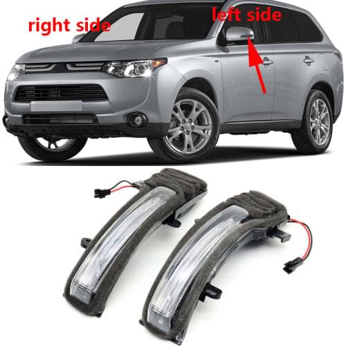 For Mitsubishi Outlander 2013-2018 for Lancer 2016 Auto Exterior Rearview Wing Door Side Mirror Turn Signal Light Indicator Lamp