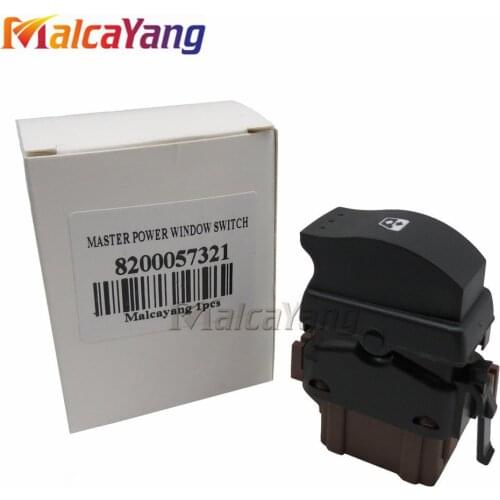For Nissan Interstar Opel Movano Vivaro Renault Master Trafic II MK2 OE: 8200057321,82 00 057 321 Window Switch Control Button