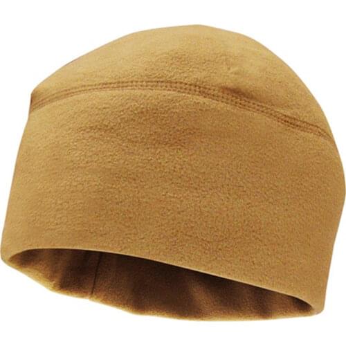 Men Women Unisex Winter Solid Color Soft Warm Watch Cap Polar Fleece Thickened Military Army Beanie Hat Windproof Outdoor Tough