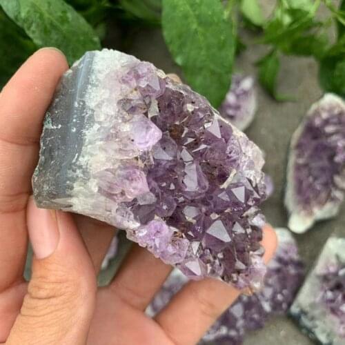 Natural Amethy Gemstones Quartz Crystal Smooth Stone Crafts Stones And Crystals Home Decoration Collection Crystals Tumble Stone