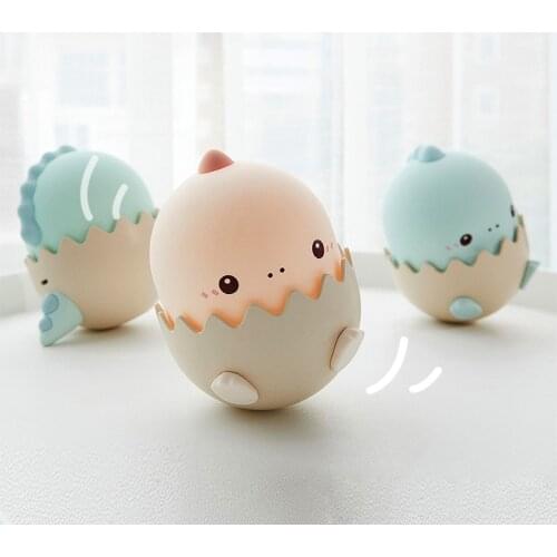 Rechargeable Naughty Dinosaur Silicone Lamp Three-speed Dimming Timing Shooting Tumbler Colorful Light Long Battery Life Kids Gi