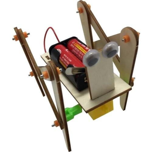 Elementary School Science and Technology Small Production Assembly Robot Scientific Experiment Electric Crawling Robot