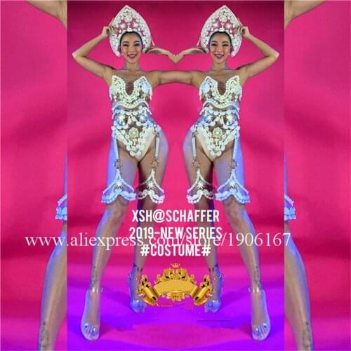 Christmas sexy lady party bikini bra set dress nightclub bar ballroom stage performance ds clothes catwalk TV show dance suit