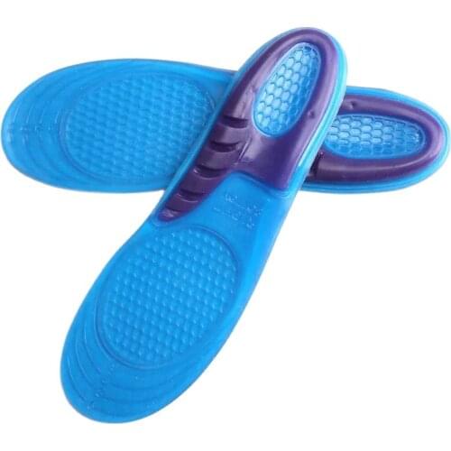 Silikon Rutschfeste Gel Weiche Sport Schuh-einlegesohlen Pad Orthesen Arch Support Massieren Einlegesohle For Men Women GD-2