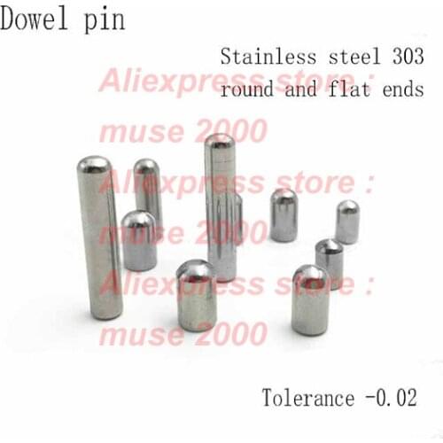 Steel Dowel pin dia 5.0 length 4 5 6 8 10 12 15 20 25 30 mm locating pin FCT Test fixture ict fixture Round ball head flat