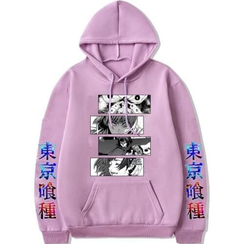 Anime Tokyo Ghoul Hoodies Women Men Anime Tokyo Ghoul Hoodie Harajuku Hoodie Sweatshirt Oversized Hoodie Japanese Streetwear